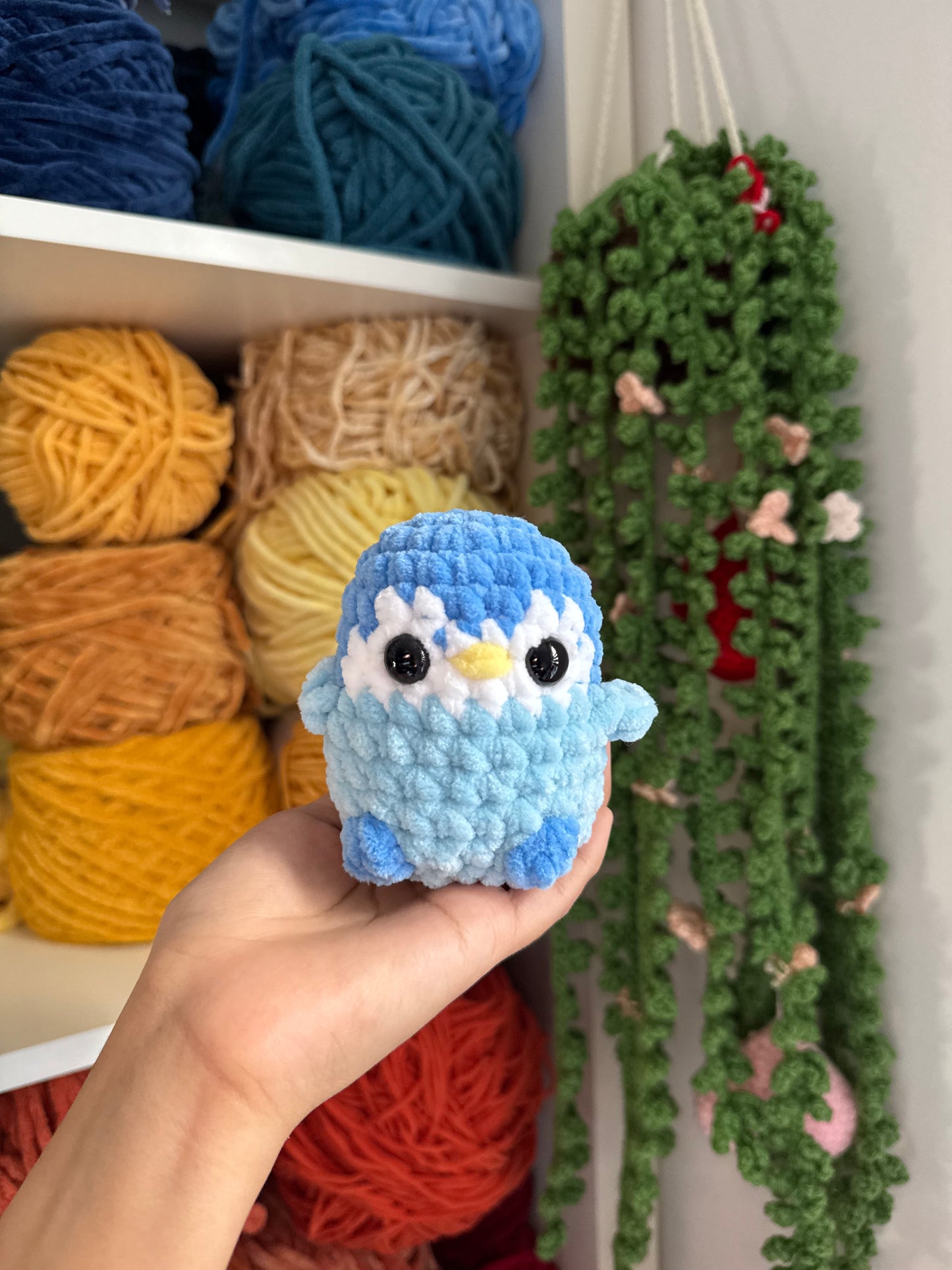 Blue Penguin Plushie