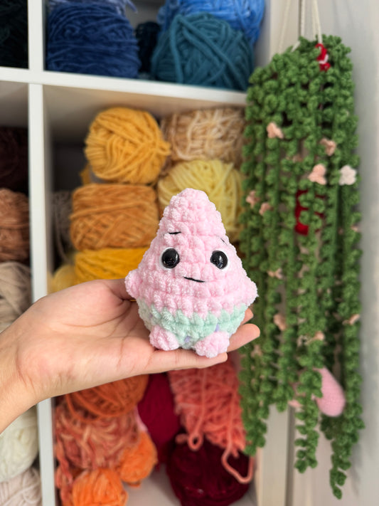 Pink Starfish Crochet Plushie