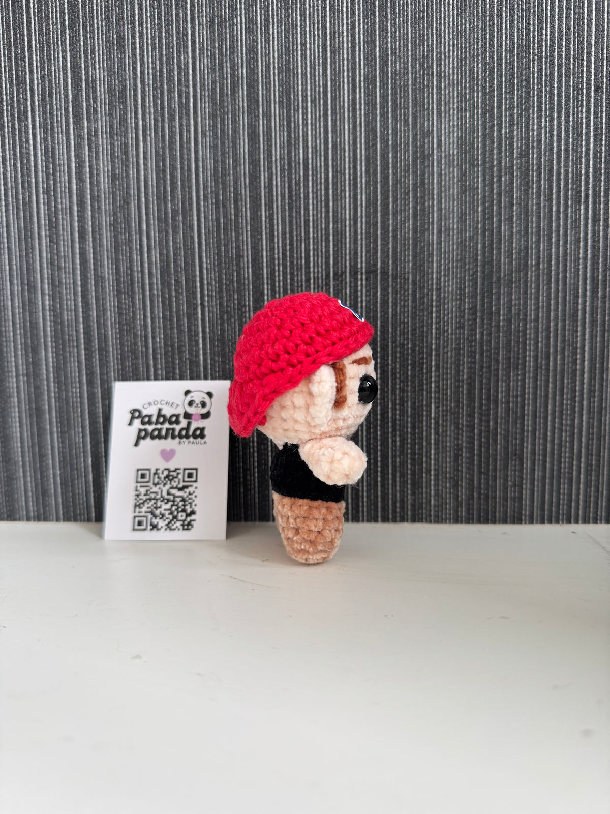 Fred Durst Inspired Crochet Keychain