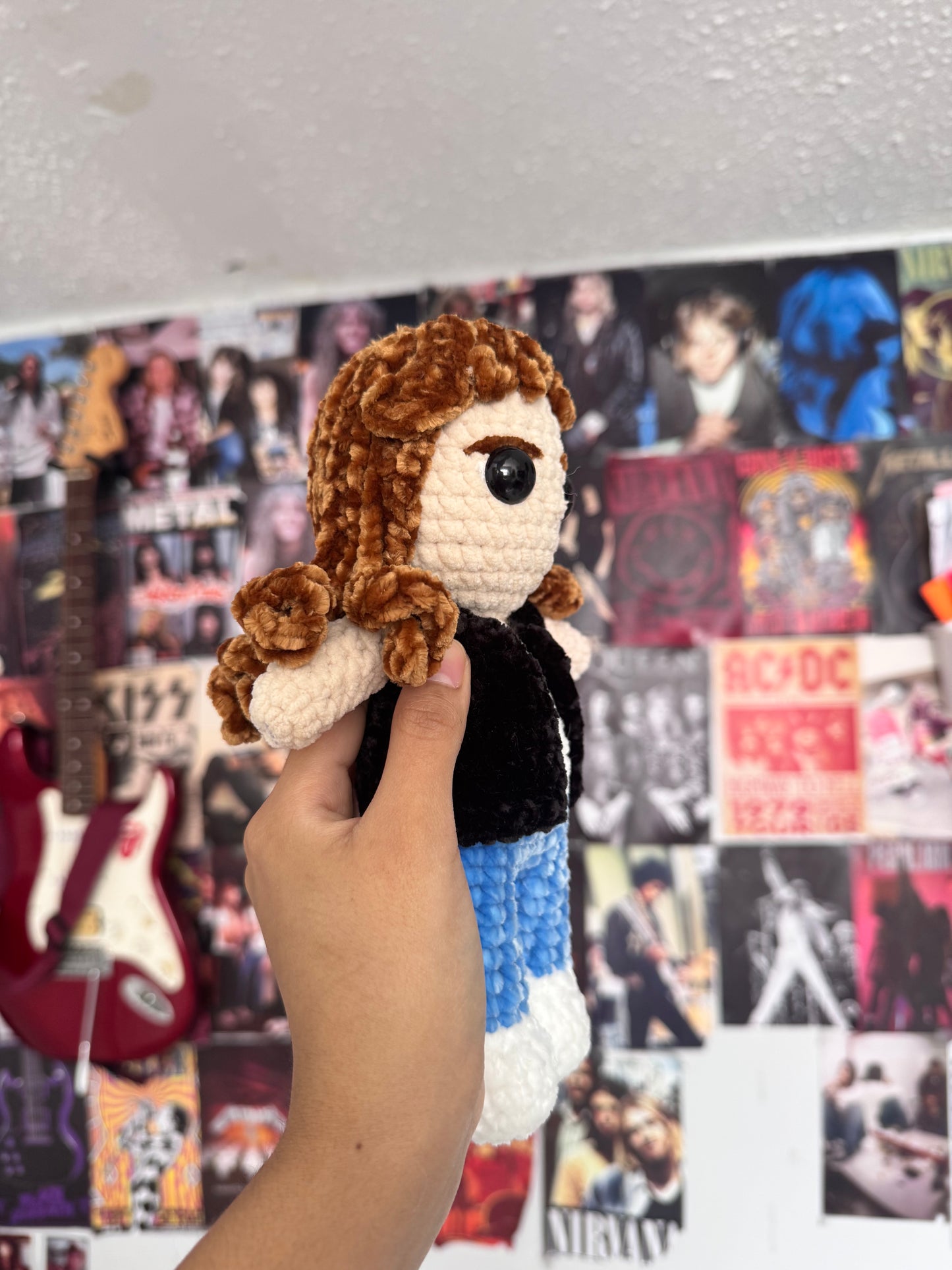 Heavy Metal Drummer Plush - 2nd outift