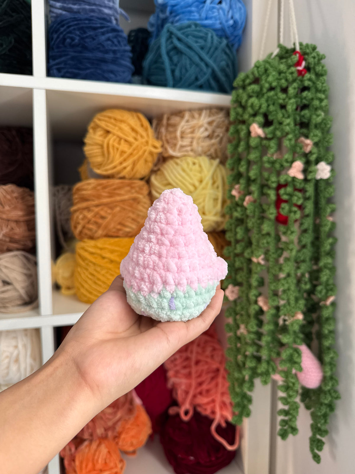 Pink Starfish Crochet Plushie