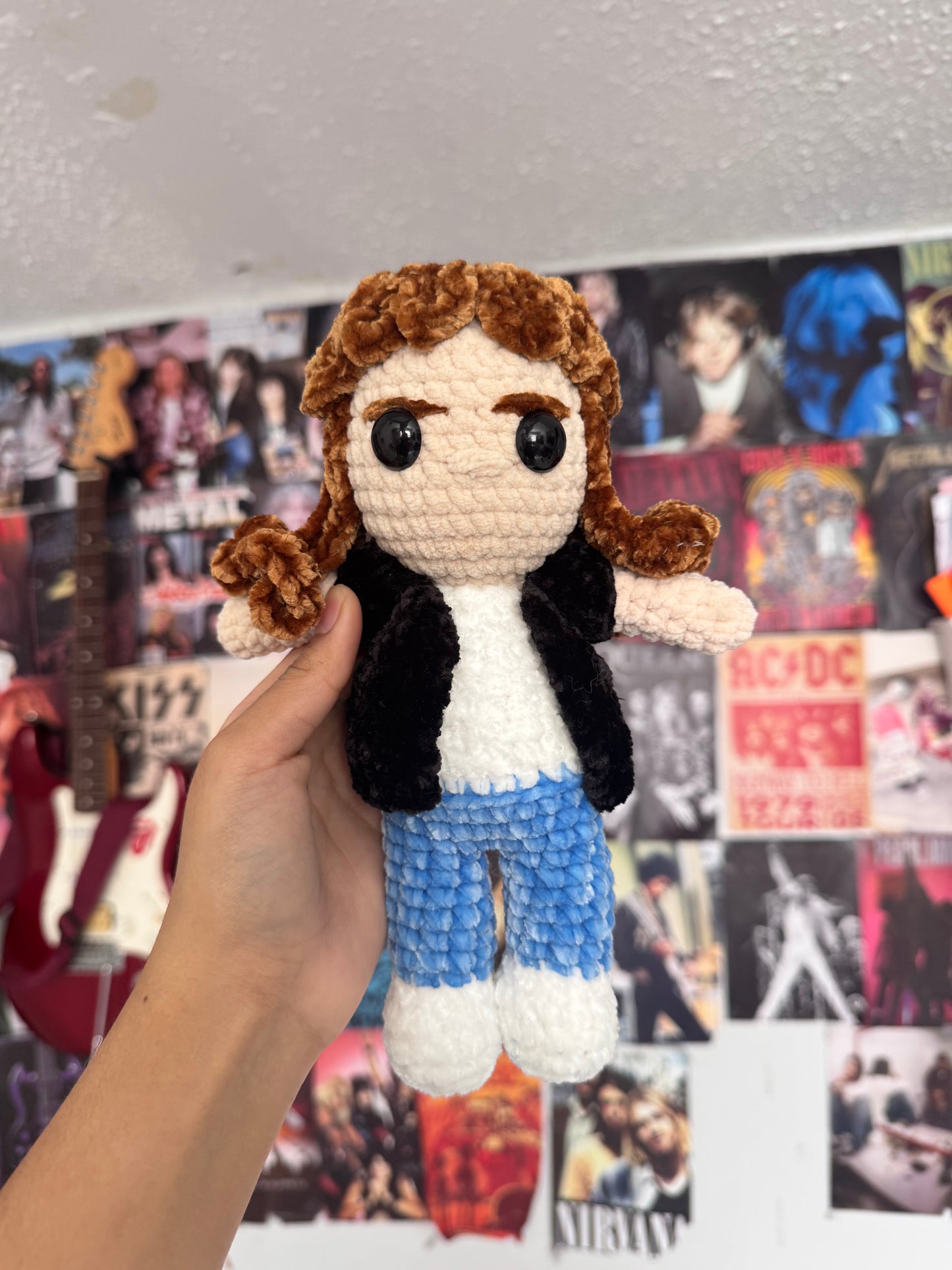 Heavy Metal Drummer Plush - 2nd outift