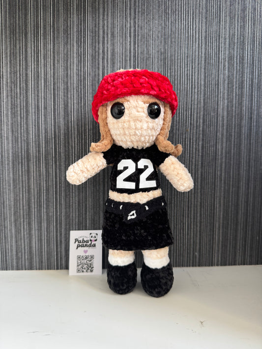Axl Rose Inspired Crochet Plushie