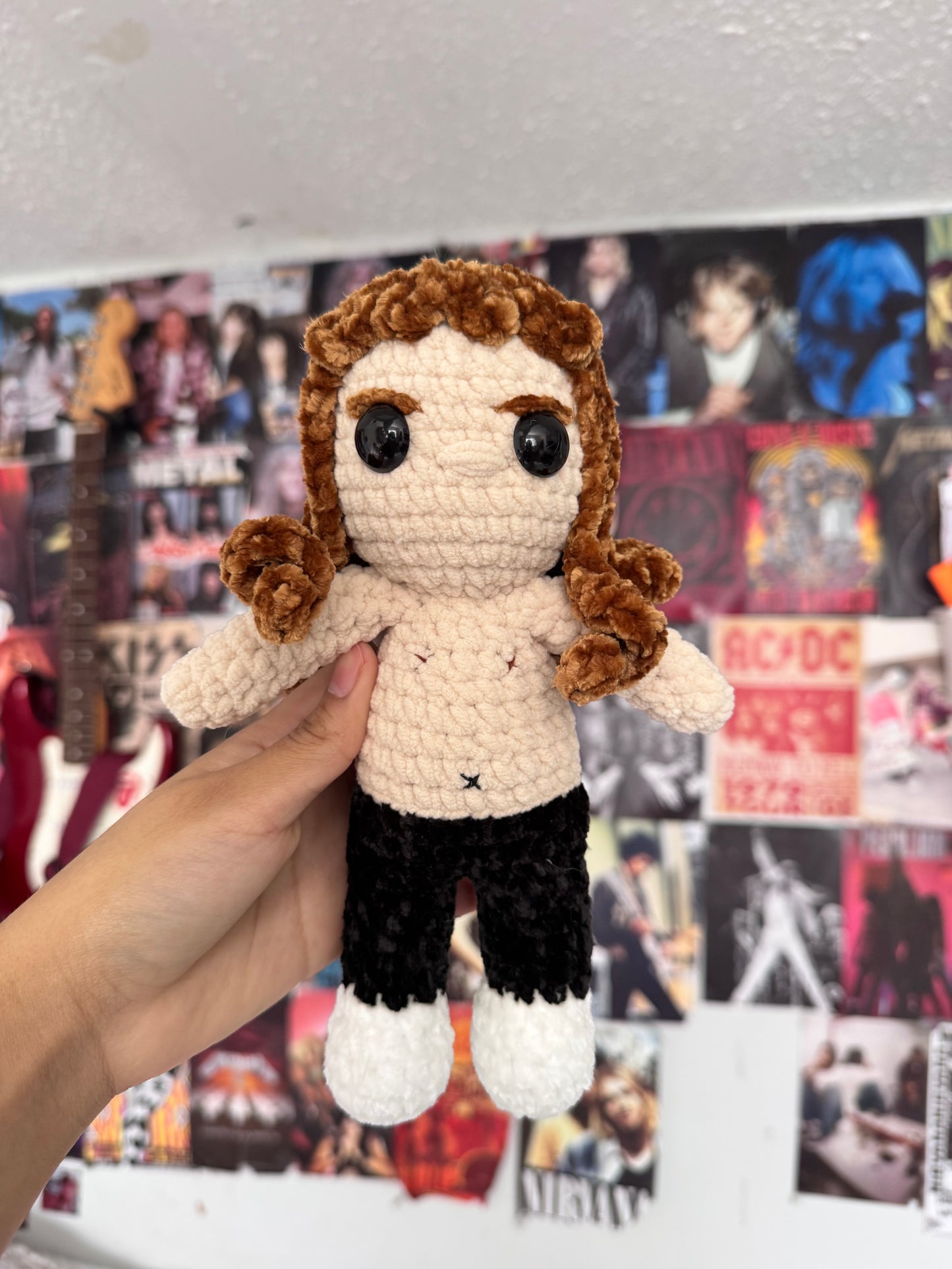 Heavy Metal Drummer Plush