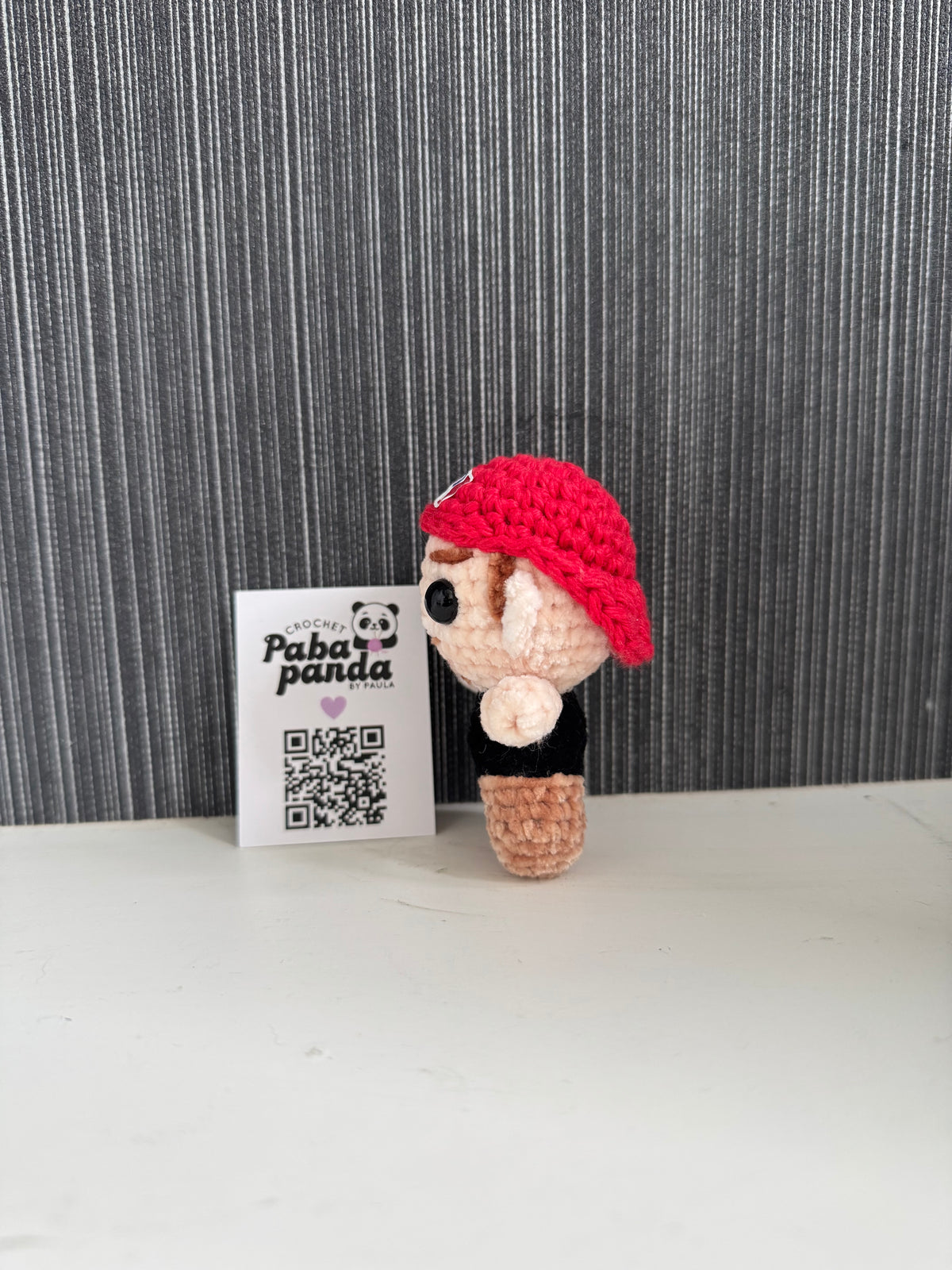 Fred Durst Inspired Crochet Keychain