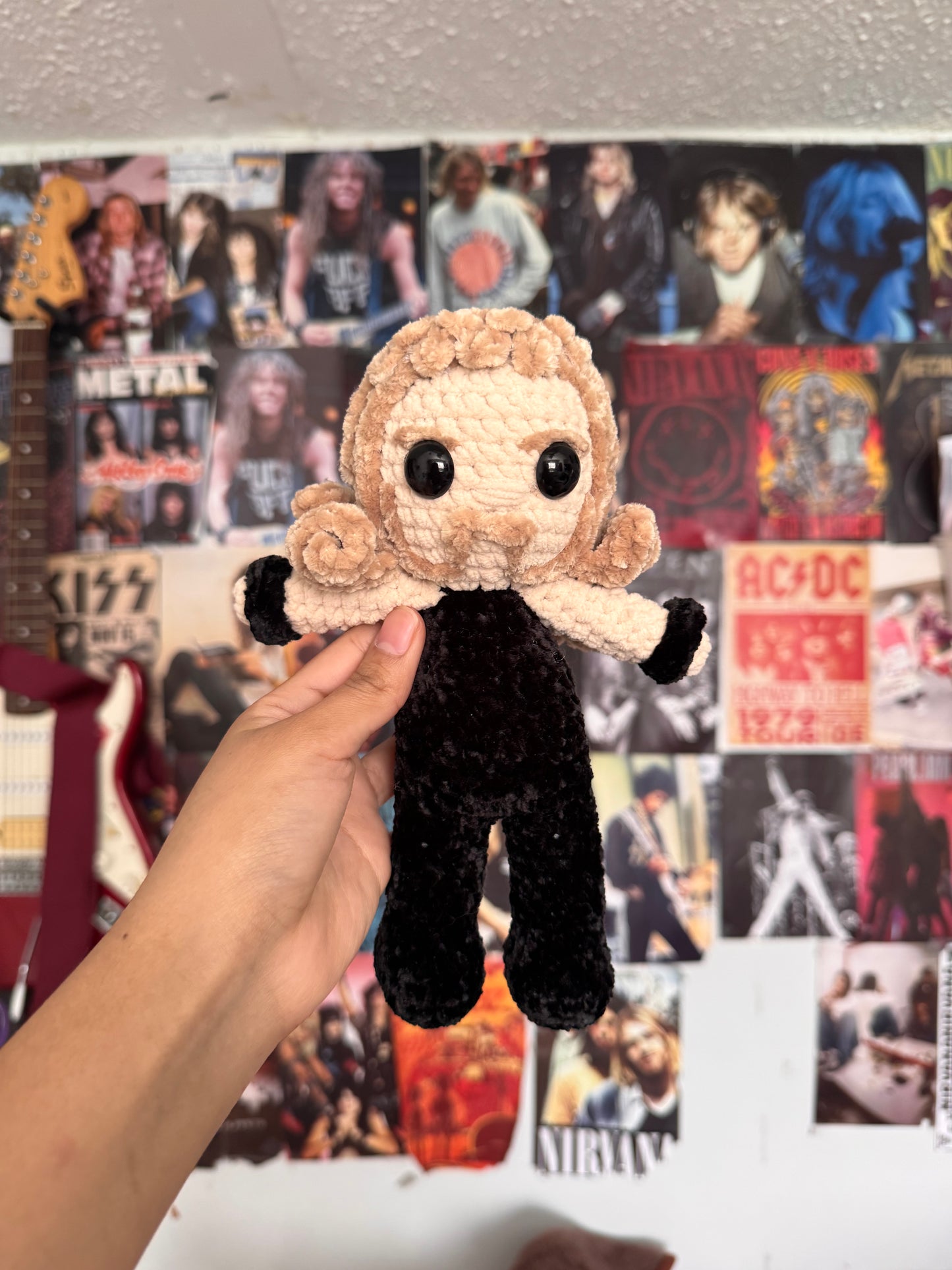 Metal frontman keychain AND plushie combo!