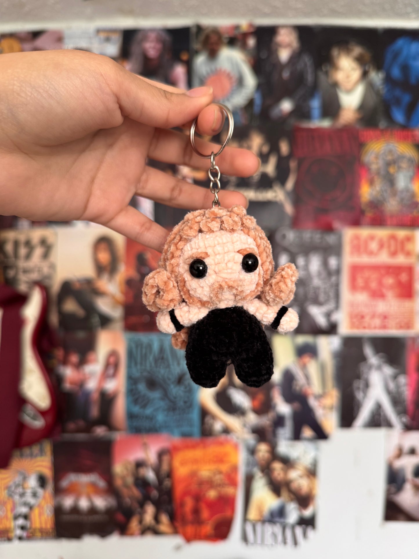 Metal frontman keychain AND plushie combo!