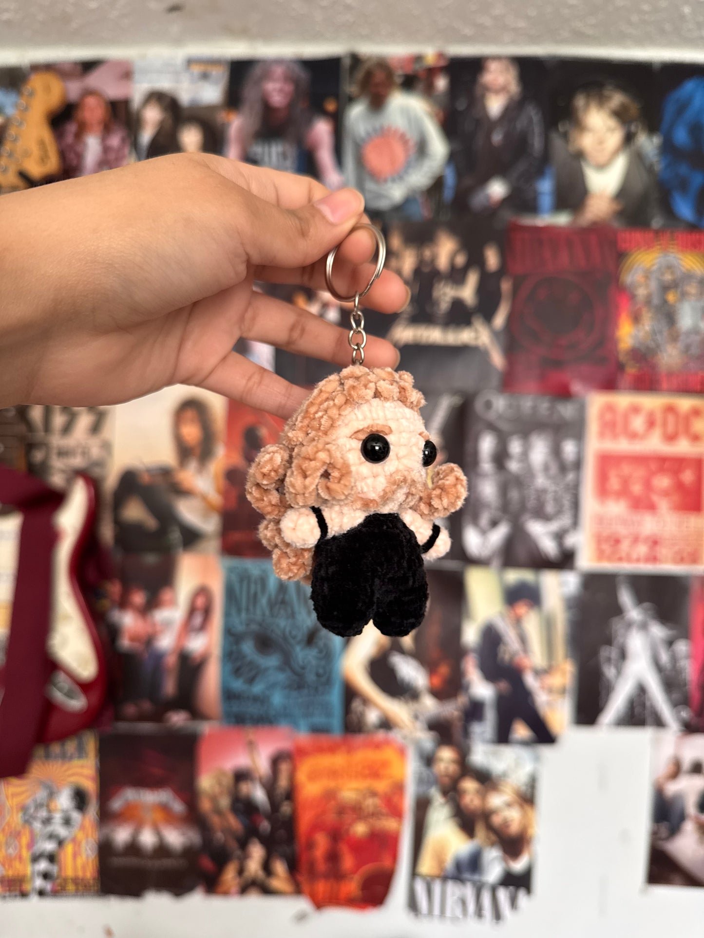 Metal frontman keychain AND plushie combo!
