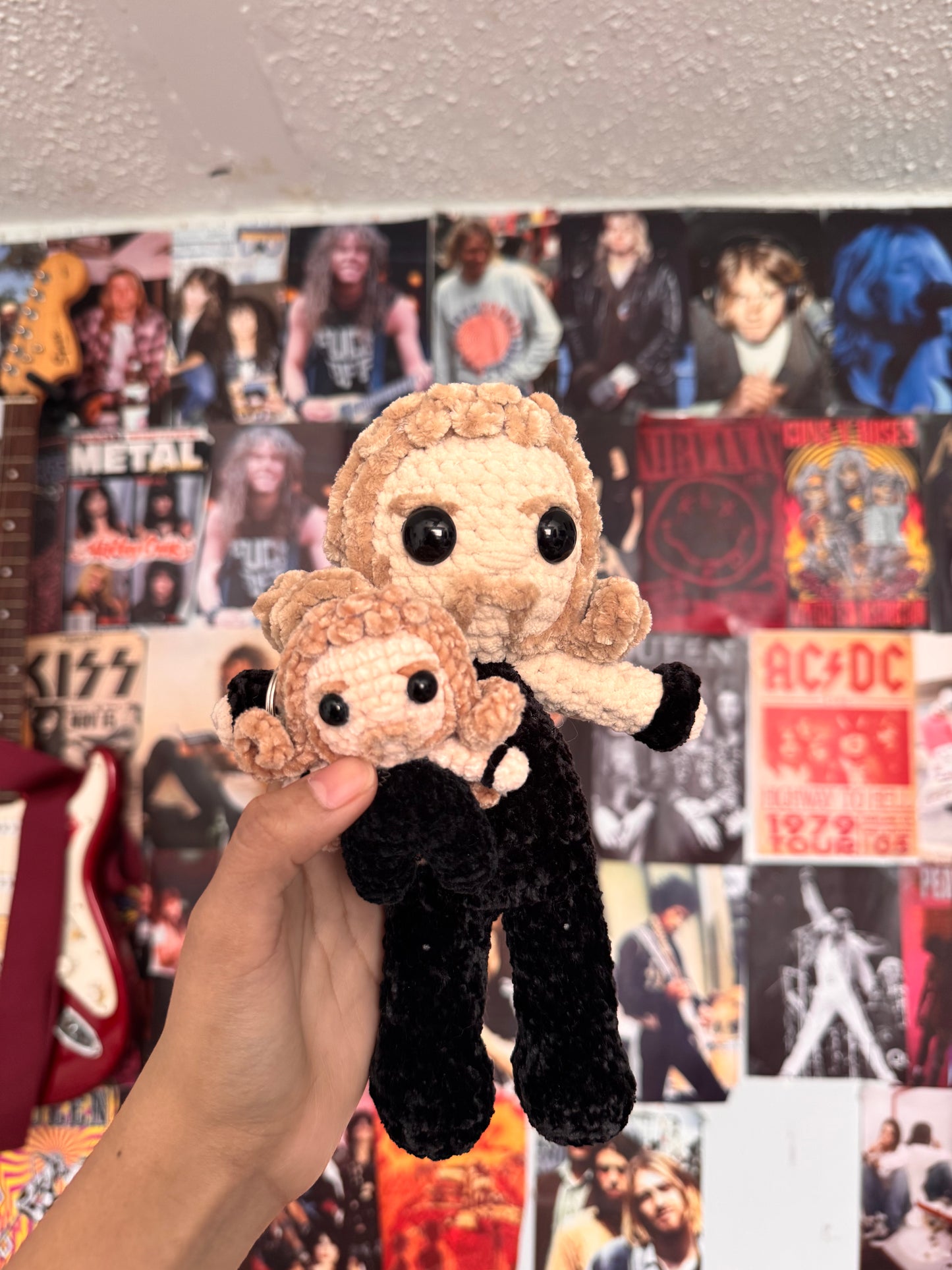 Metal frontman keychain AND plushie combo!