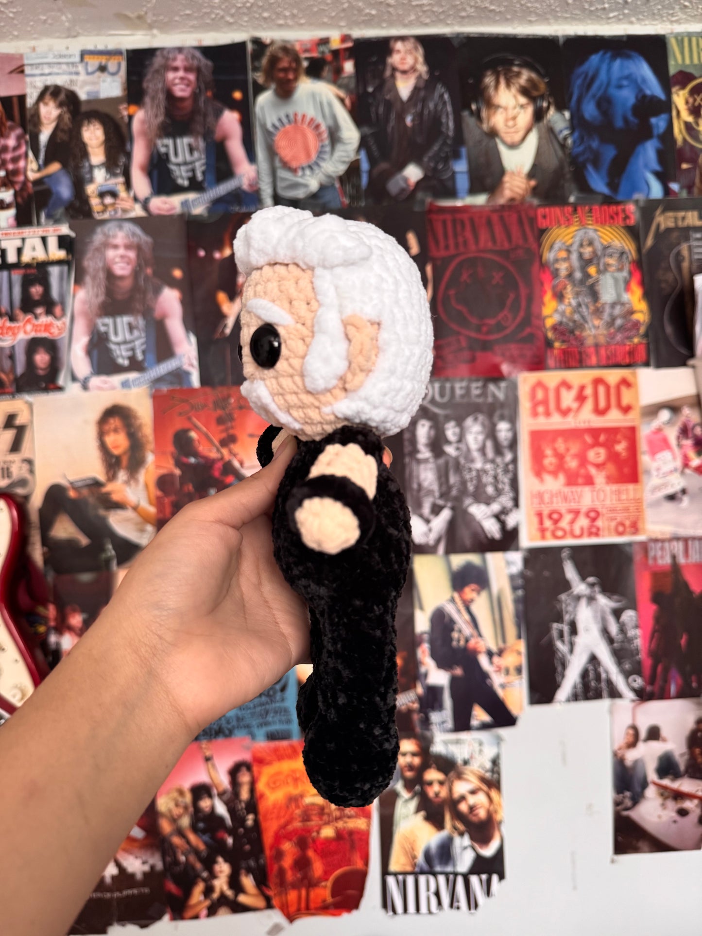 Papa Het inspired crochet doll