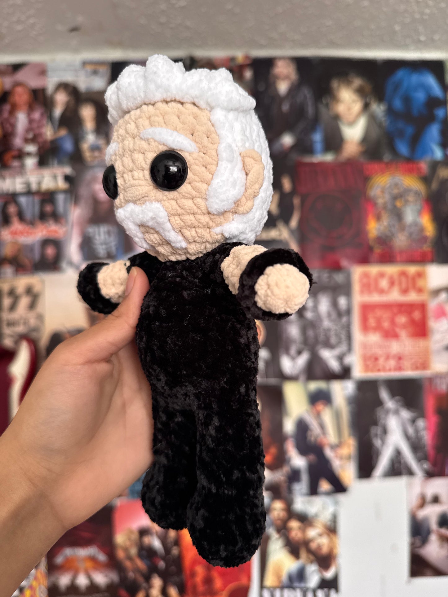 Papa Het inspired crochet doll