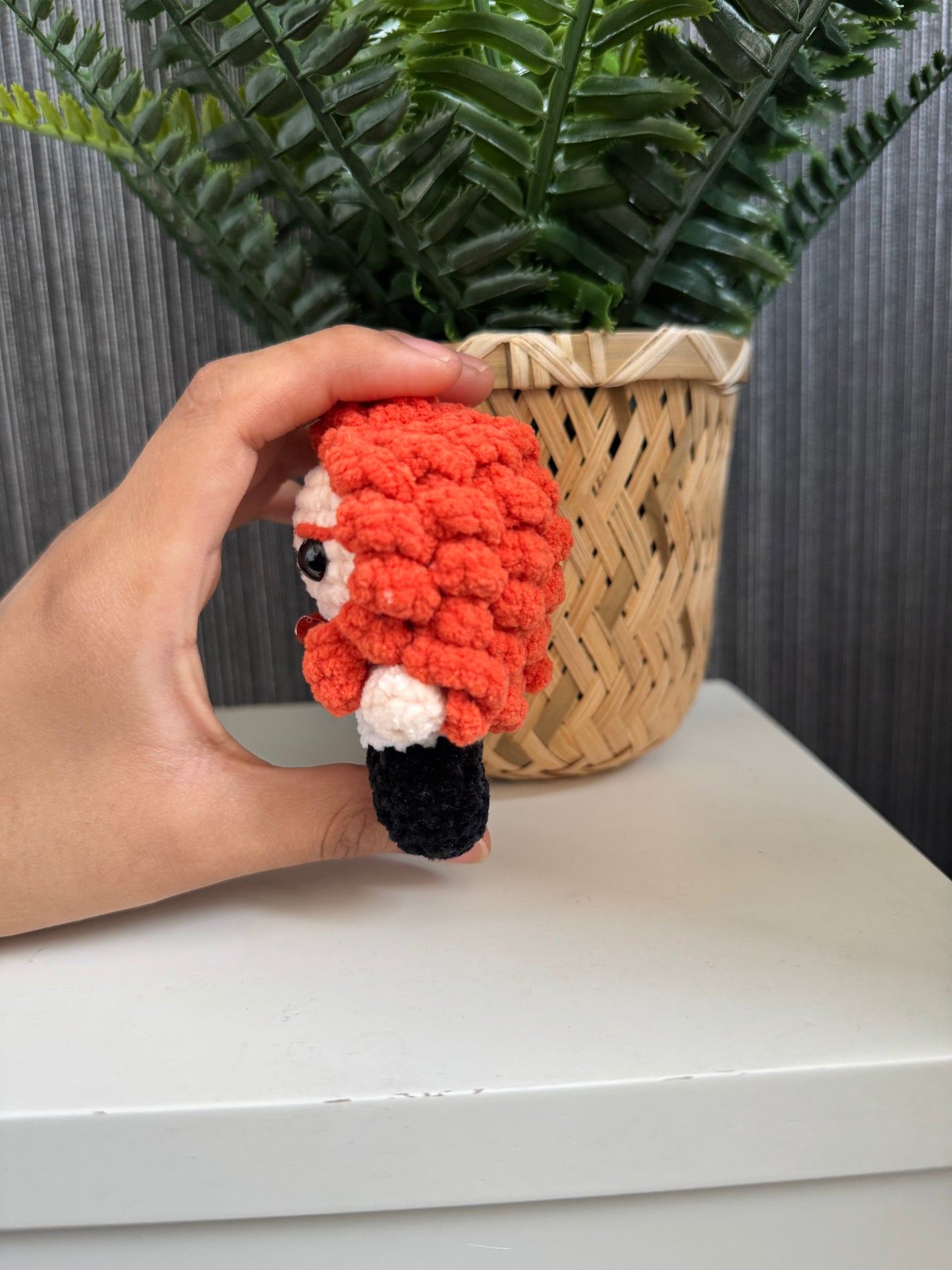 Dave Mustaine Inspired Crochet Keychain