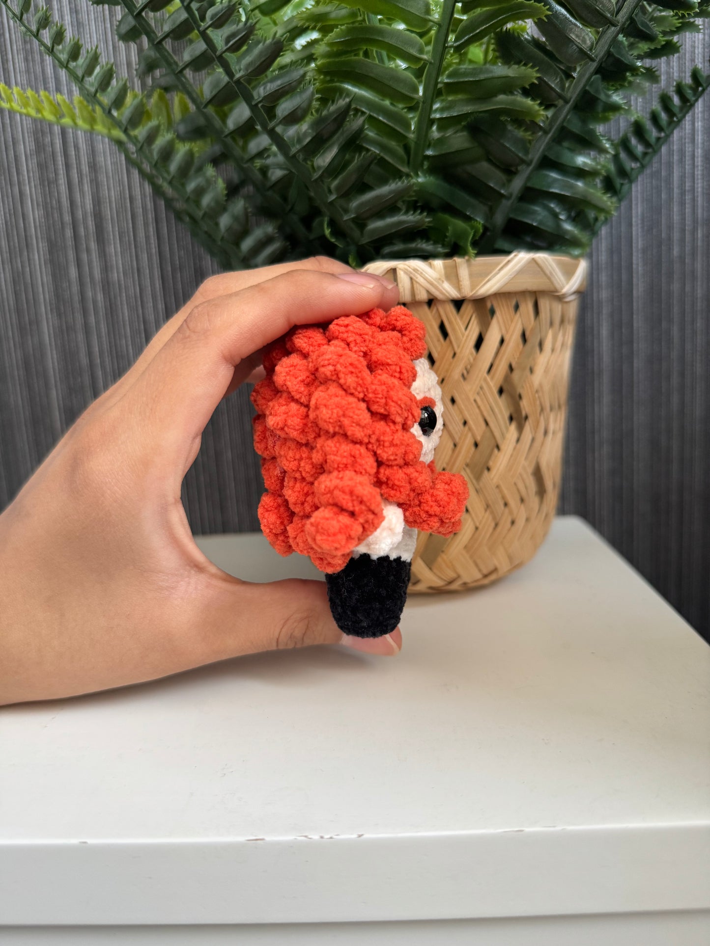 Dave Mustaine Inspired Crochet Keychain