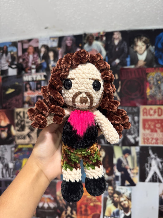 Heavy metal icon inspired plush