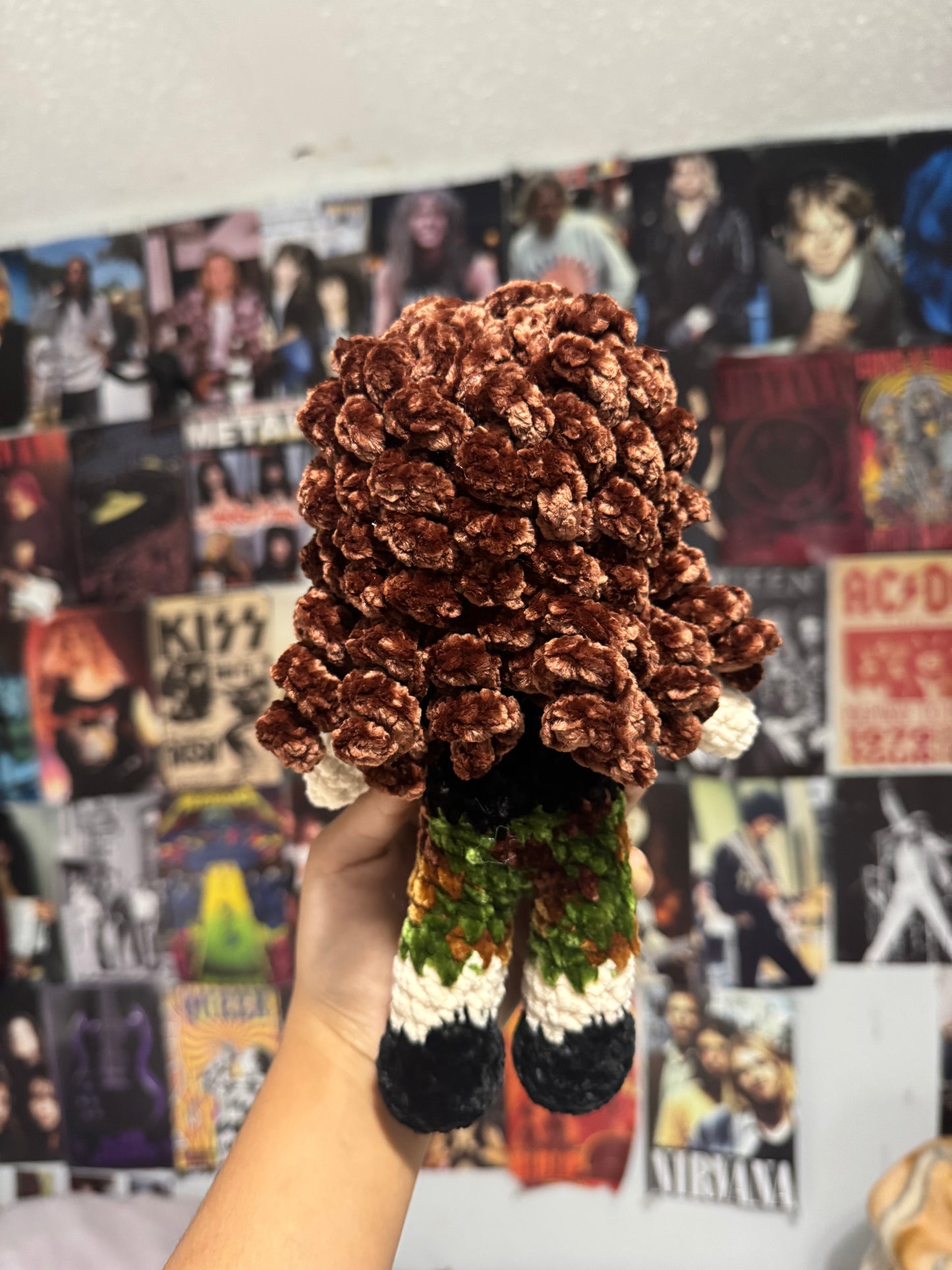 Heavy metal icon inspired plush