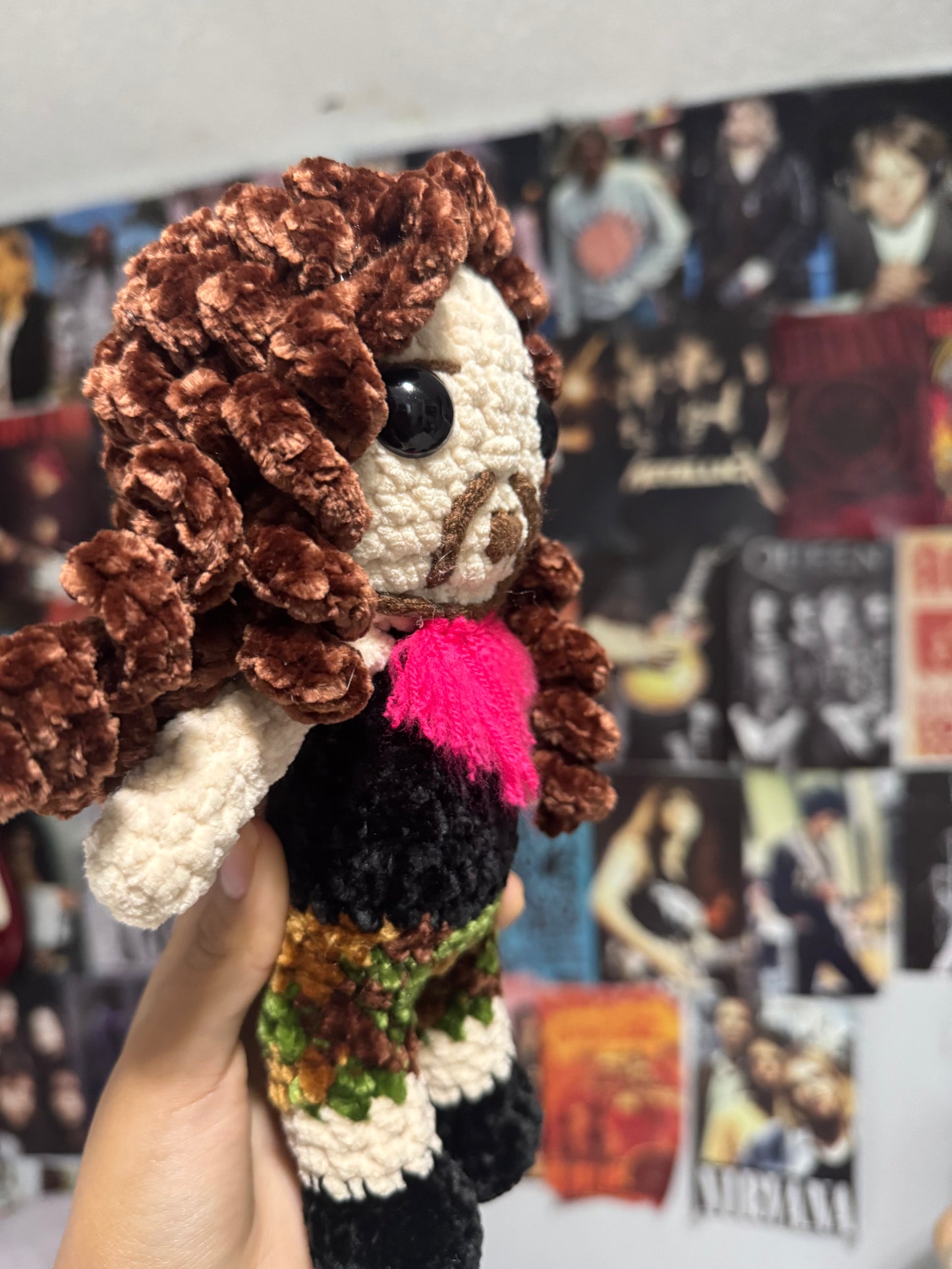 Heavy metal icon inspired plush