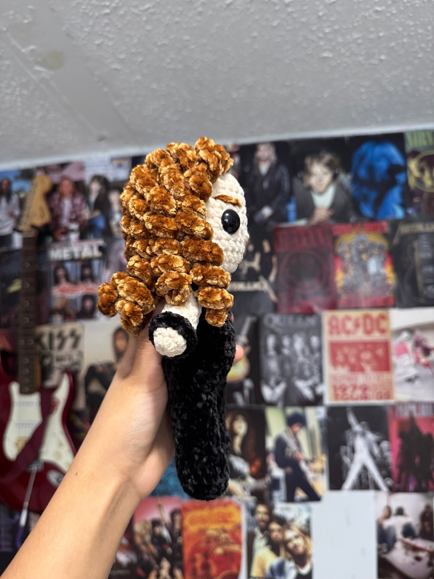 Heavy Metal Bassist Plushie