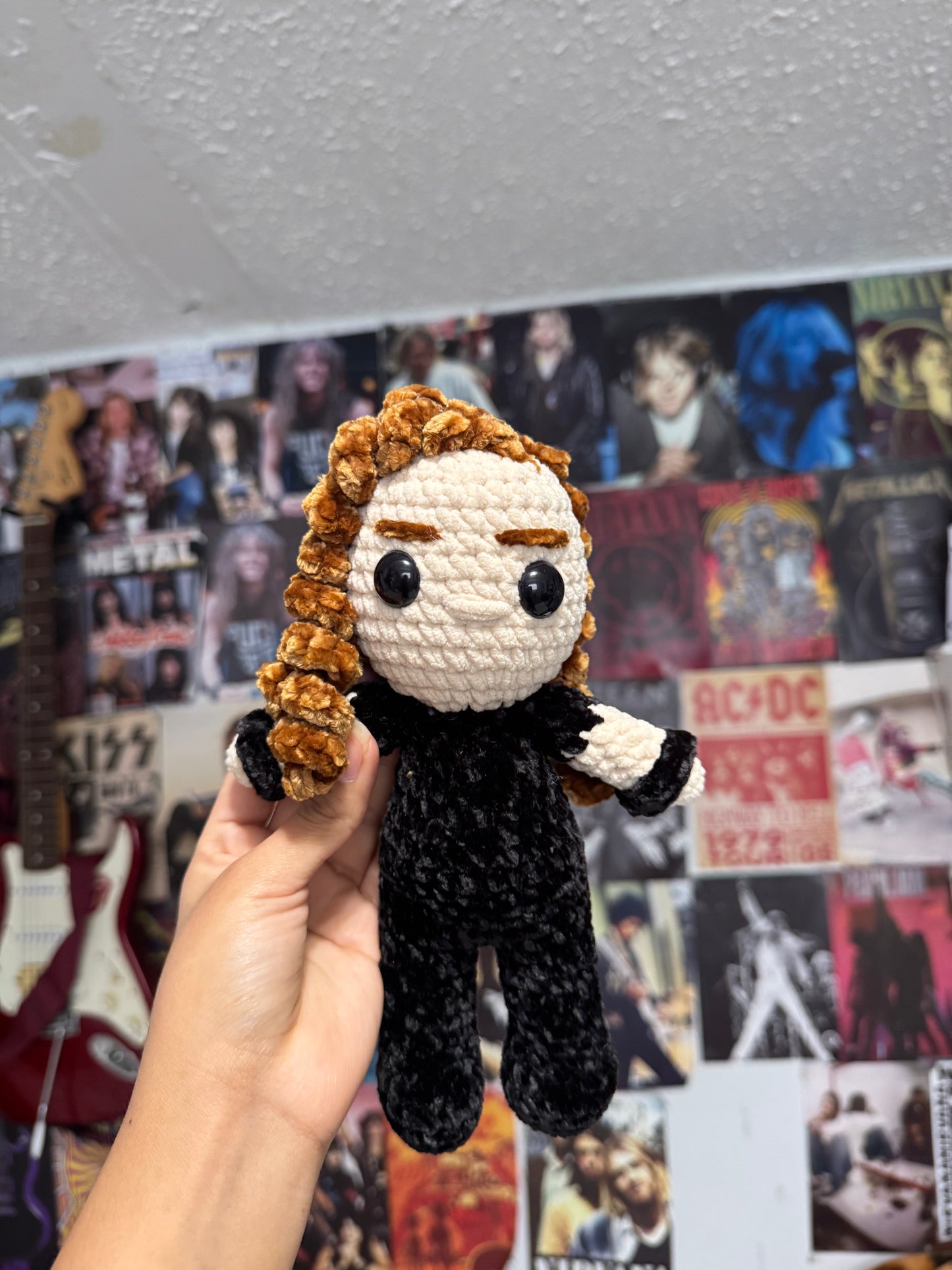 Heavy Metal Bassist Plushie