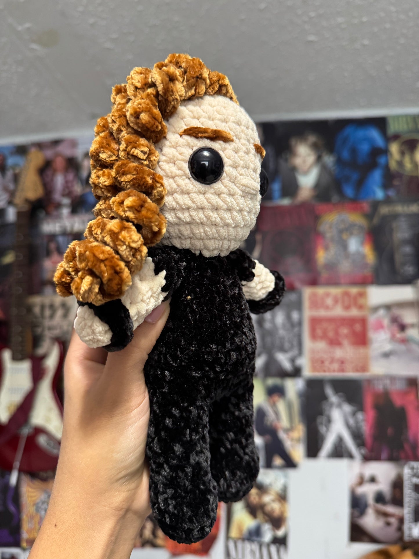 Heavy Metal Bassist Plushie