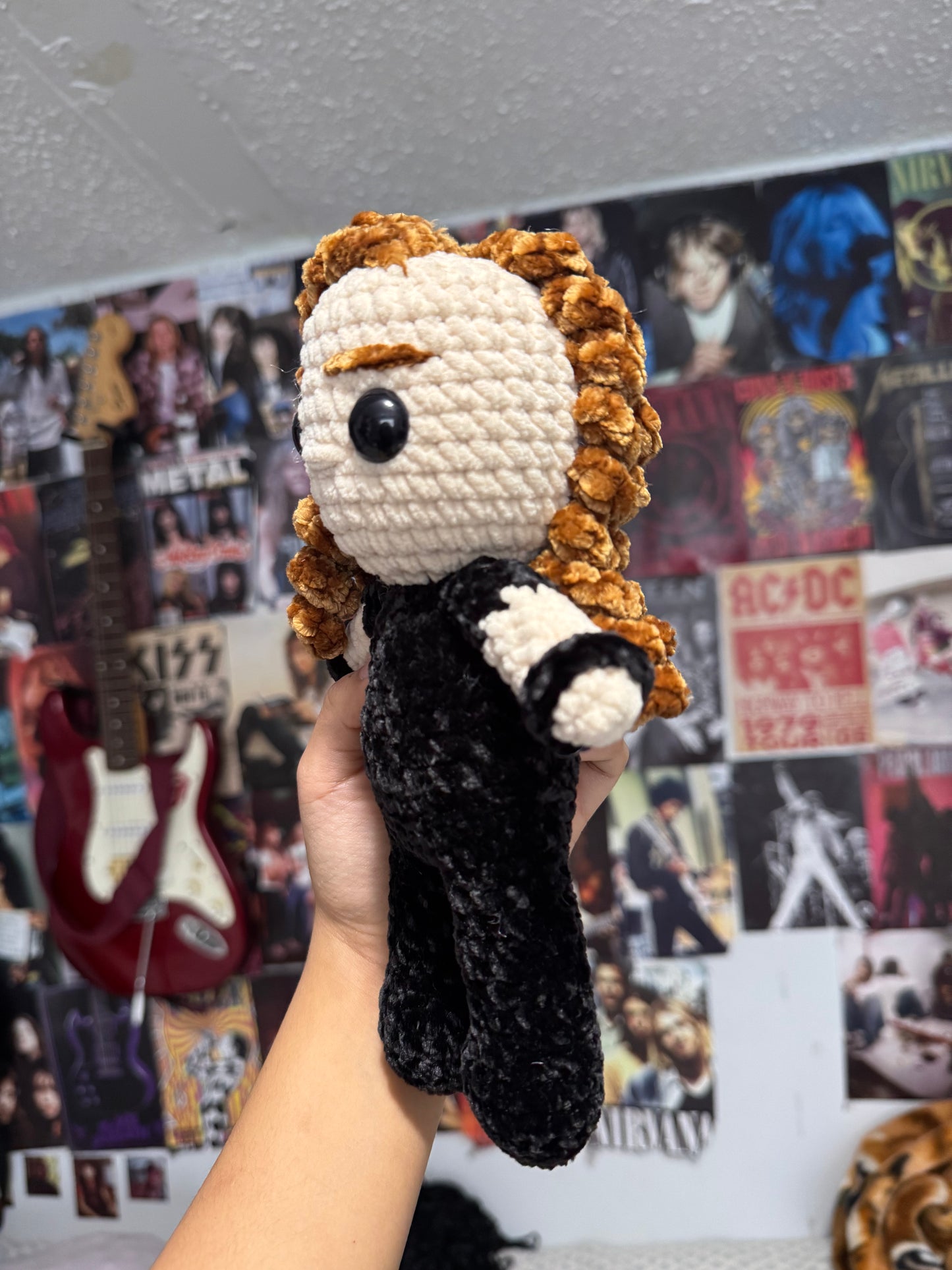 Heavy Metal Bassist Plushie